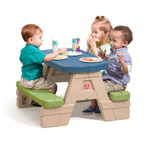 Play and Dream - 🌟 Mesas para 6 niños 🌟 Perfecta para sala de juegos ⛅  Material: Madera pino selecto, medidas 1.2 m largo x 60 cm ancho x 55 cm  alto (