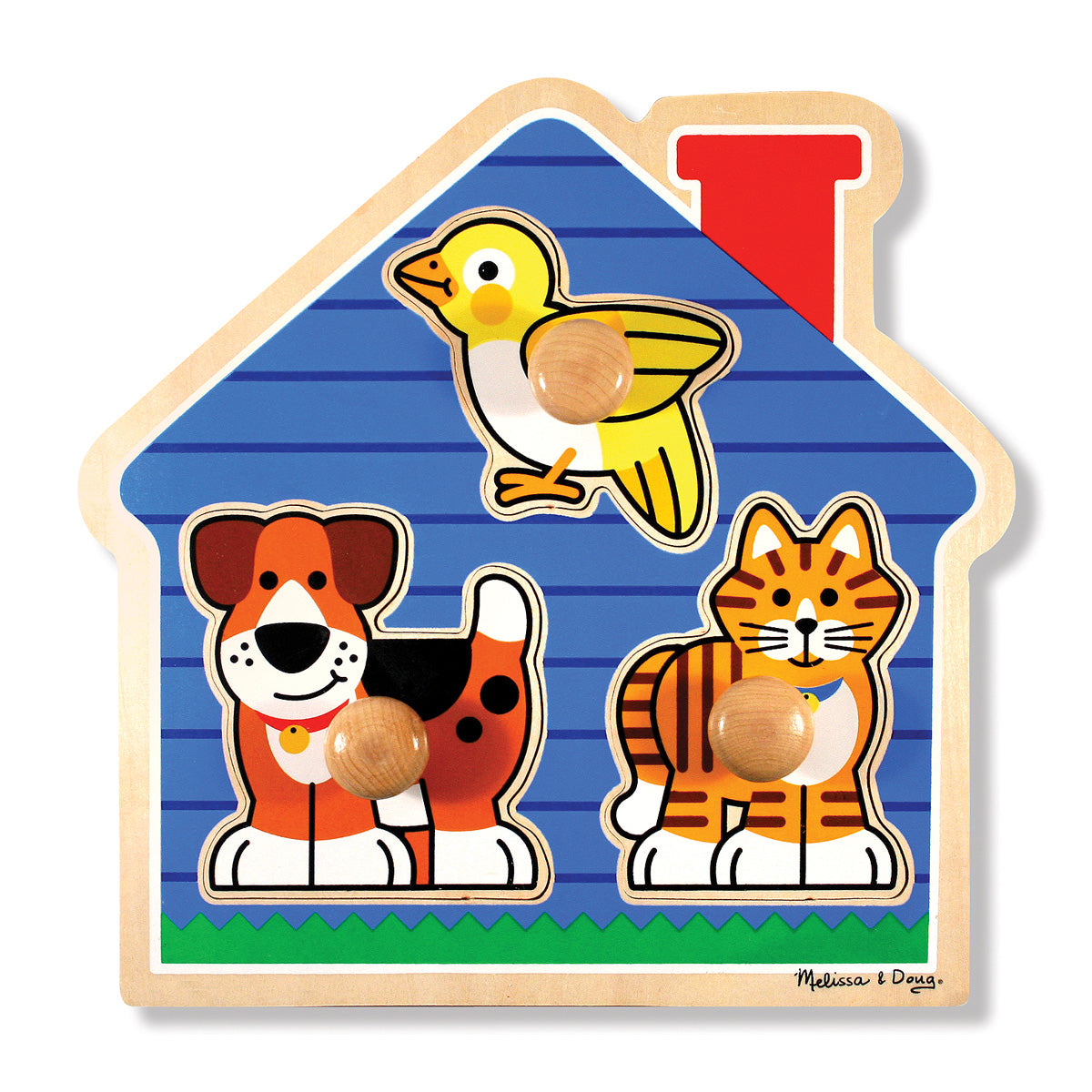 Mascotas de la Casa Grande Peg Puzzle